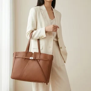Factory Direct Leather Tote Bag Women Large Shopper Handbag Shoulder Purse Manufacturer Bulk Supply