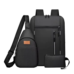 Factory Direct Sales Laptop Backpack Oxford Polyester Business Backpack Customized 3in1 Laptop Bag