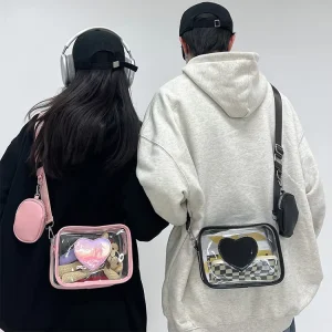 Factory Direct Set of Women’s Bags Women’s Minimalistic Shoulder Bag PVC Clear Designer Bag