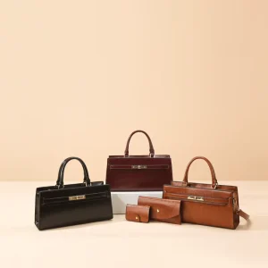 Factory Direct Vintage Classic Luxury Ladies Crossbody Bag PU Leather Package Suit New Design High Quality Women’s Handbag