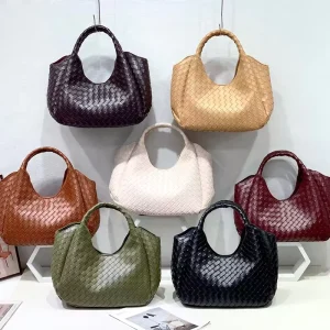 Factory Direct Woven Hobo Bag Large Capacity Top Handle