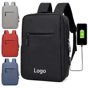 Factory Discount Large Capacity Men’s Laptop Backpack USB Business Bag Stylish Fashion Laptop Bags