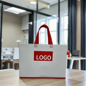 Factory Eco Friendly Durable Reusable Customized Logo Gravure Printed Nonwoven Tote Bags Supermarket Exhibition Custom