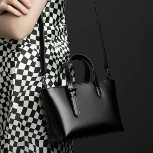 Factory Fashion Zipper Large Capacity Leather Ladies Shoulder Bags Handbags