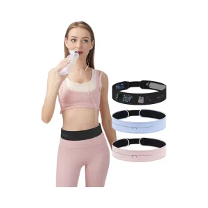 Factory Fitness Waist Bag for Women and Men Sports Zipper Water Proof Running Belt with Mobile Phone Equipment Storage