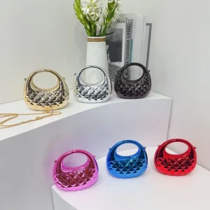 Factory Handbags Lady Luxury Fashion Bags Lady Design Purses for Girls Acrylic Material Mini Bag for Dinner