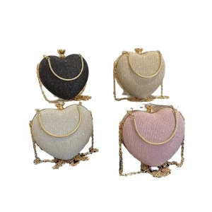 Factory Handbags Light Lady Love Chain Bags Lady Design Purses for Women