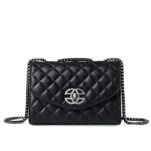 Factory High Quality Luxury Top Grade Genuine Leather Women’s Chain Crossbody Shoulder Bags