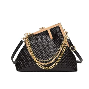 Factory New Designer Bag for Women Evening Bag Trendy Paint Pu Leather Women’s Handbag Chain Fashion Shoulder Bag