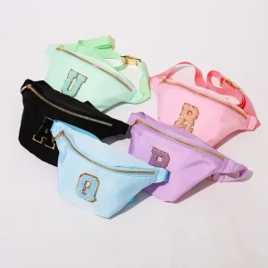 Factory Nylon Fanny Pack Park Travel Waterproof Crossbody Belt Bag Sport Waist Pack Men’s Belt Bags Waist Bag Women
