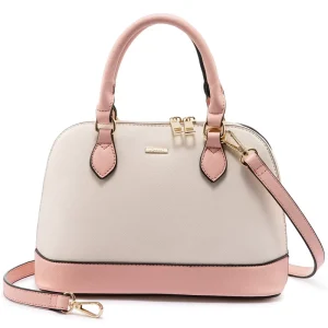 Factory PU Leather Ladies Hand Bags Classic Top Handle Dome Satchel Bag Small Shoulder Bags Women Handbags