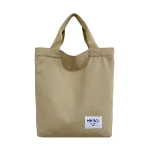Factory Personalized Large capacity Woman Cotton Tote Bag Customizable Reusable Canvas Shopping Bags With Zipper