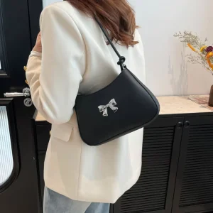 Factory Premium Bow Handbag for Women Single Shoulder Cross Shoulder Underarm Bag Travel Bga Storage Bag