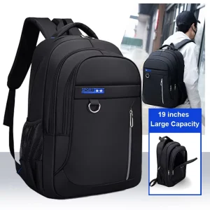 Factory Spot Large Capacity Waterproof Nylon 19inch Student Unisex Laptop Bags Mochila Escolar Laptop Travel Backpack School Bag