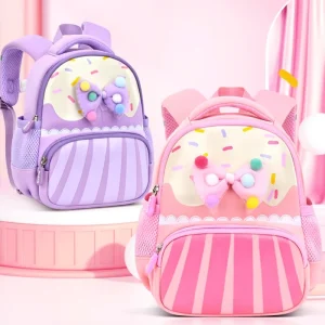 Factory Supplied School Fashion Waterproof Cartoon Zipper Custom Large Capacity Children’s Backpack