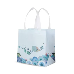 Factory Sustainable Eco friendly Heavy Duty Strong Plain Fashion Durable Customized Non woven Promotional Shopping Tote Bag