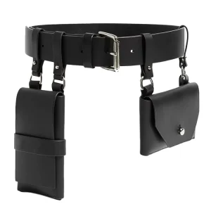 Factory Waterproof Women Detachable Luxury Leather Belt Waist Bag Fashion