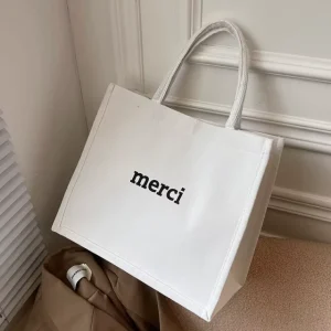 Factory made Single shoulder Tote Bag Stylish and Versatile with Large Capacity and Fabric for Carrying Shopping Bag