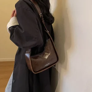 Fall Winter Versatile New Luxury Single Shoulder Crossbody Bag for Women’s Saddle Bag