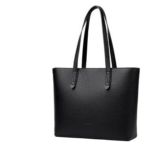 Famous Brands Large Capacity Hand Bag Winter Fashion Women’s Leather Shoulder Bag Zipper Polyester Purse