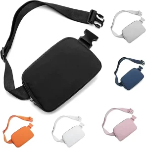 Fashion Belt Phone Pouch Travel Bag Adjustable Strap Crossbody Messenger Waist for Workout Shopping Travelling Hiking Oxford