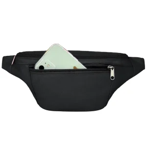 Fashion Casual Belt Bag Pouch Women Oxford Travel Phone Black Fanny Pack Purse Banana Men Waist Bag