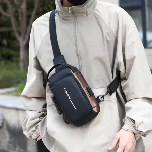 Fashion Casual Men’s Bag Handbag High Quality PU Leather Clutch Bags Money Purse for Men Waist Strap Man Pouch Card Holder Bolsa