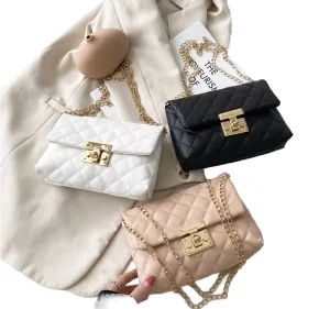 Fashion Chain Designer Women’s Luxury Preppy Lady Shoulder Bags Single Strap Waterproof Summer Winter Polyester Lining