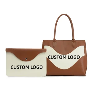 Fashion Combo Shoulder Bag Set Contrast Color Handbag Clutch Purse Large Capacity Daily Work Shoulder Bag for Women