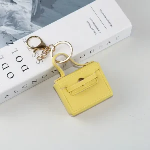 Fashion Creative Gift PU Leather Mini Bag Multicolor Women Square Bag Charm Headphone Car Pendant Keyholder for Girl