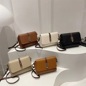 Fashion Crossbody Bag PU Leather Messenger Bag Versatile Sling Shoulder Women’s Bag Small Handbags Sac a Main Femme Bolsas