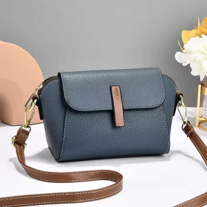 Fashion Crossbody Shoulder Bags Women Casual Shoulder Phone Purse Leather Messenger Bags Black Blue