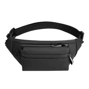 Fashion Custom Waterproof Running Belt Bags Man Crossbody Reflective Fanny Pack Waist Bag Chest Bag with Earphone Hole