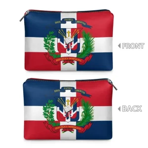Fashion Custom Women Clutch Bag PU Leather Crossbody Bag Dominican Republic Design Handbags Print on Demand Handbag Purse