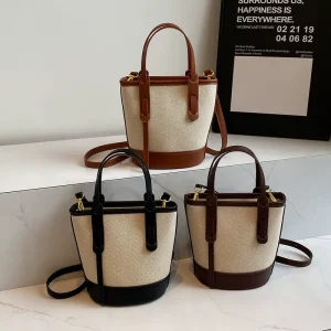 Fashion Design Small Women Purses and Handbags Cute Crossbody Tote Bag Ladies Shoulder Bucket Bag for Young Girl