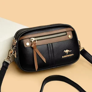 Fashion Designer Woman Handbag Purse PU Leather Pure Color Handle Bag Lady Tote Shoulder Bag