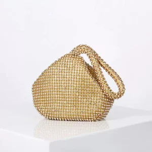 Fashion Evening Bag Handcrafted diamond Embellishments Versatile Banquet Clutch Compact Evening Purse Womens Luxury Handbags