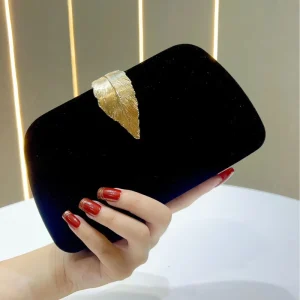 New Velvet Evening Bag Elegant Clutch High end Evening Bag Cheongsam Dress Bag