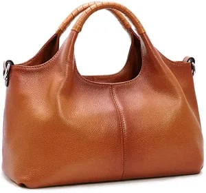 Fashion Genuine Leather Purses and Handbags for Women Shoulder Bag Top Handle Satchel Ladies Hobo Crossbody Tote Bag