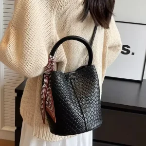 Fashion Handbags Light Lady Temperament Bucket Bags Lady Design Purses for Ladies