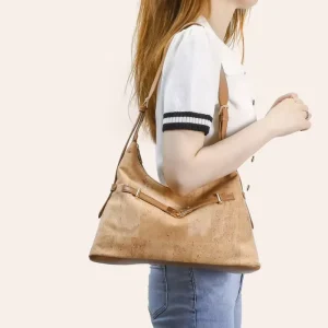 Fashion Handbags Soft Cork Leather Bags Lady Single Shoulder Crossbody Designer Bags