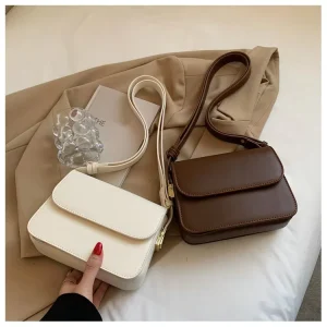 Fashion Ladies Hand Bags Simple Shoulder Bags PU Leather Bags for Women’s