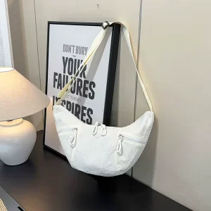 Fashion Ladies Satchel Shoulder Bag Cute Vintage Designer Zipper Large Luxury Waterproof Sling Bag