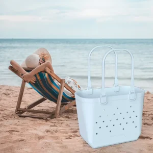 Fashion Large Capacity Durable Waterproof Solid Color Portable Beach Candy Colored High Quality Patent New Model EVA Bag