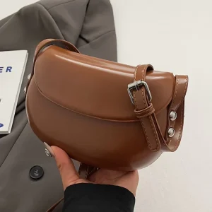 Fashion Luxury Saddle Handbag Women Designer Quality Shoulder Messenger Purse Leather Hand Bags Ladies