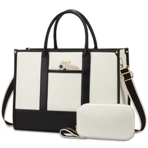 Fashion Office Work Bags for Women 15.6 17in Computer Purses Large Capacity Lightweight Briefcase Laptop Tote Handbags
