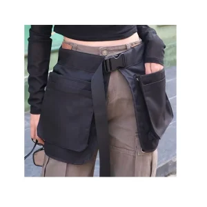 Fashion Outdoor Travel Waist Belt Bag Multi Pocket Zipper Large Funny Pack Pouch Waist Bag for Women
