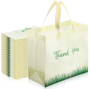 Fashion Packaging Totes Bags Non Woven Grocery Handle Bags for Shop Events Retail Store