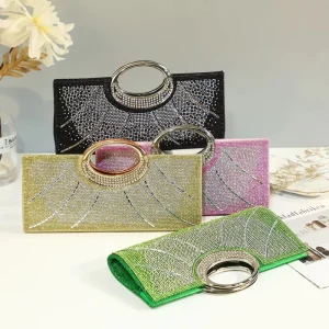 Fashion Premium Diamond Shiny Clutch Bag Socialite Party Sent Rival Grab Diamond Bag Dinner Ladies Clutch Bag