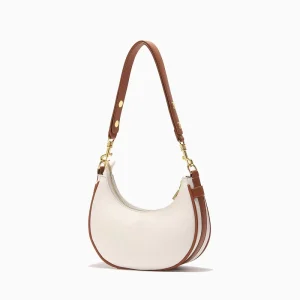 Fashion Pu Leather Microfiber Underarm Bag Handbag with Single Strap Chains Waterproof Custom Logo & Gift Box